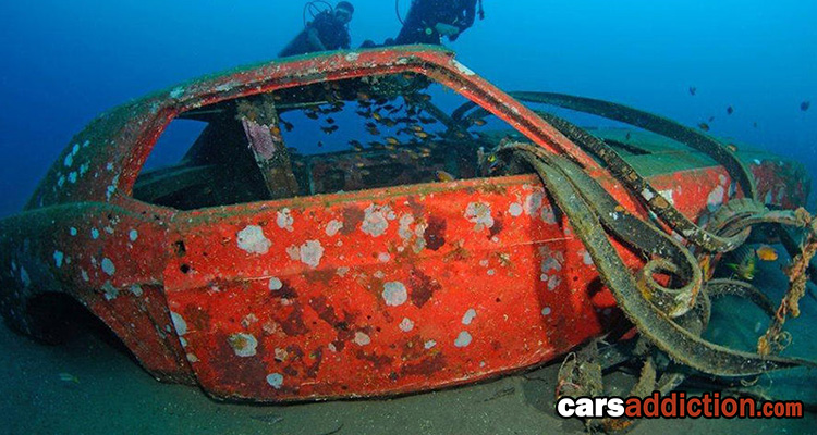 Car Wrecks Under Water