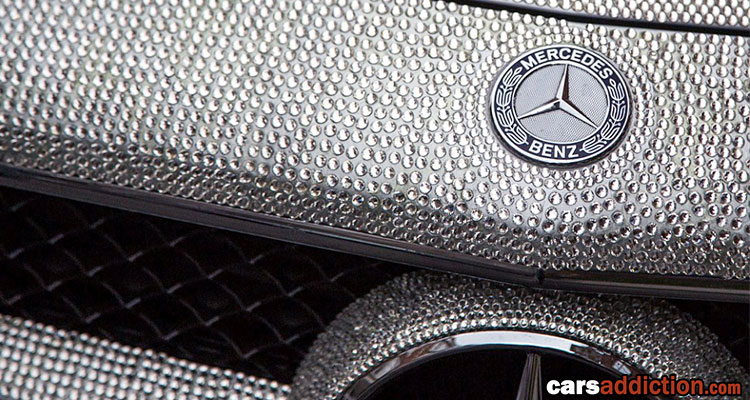 Mercedes CLS with Swarovski Crystal Wrap