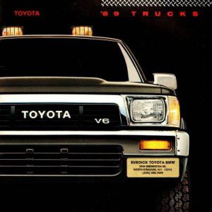 1989 Toyota Hilux North American Brochure